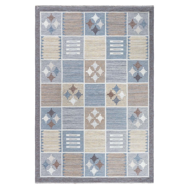 Doris Leslie Blau Collection Vintage Swedish Flat Woven Rug by Rakel ...