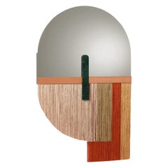 Souk Mirror Red, Guatemala Green with Gris Mirror and Polished