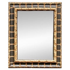 Antique Gilt And Ebonized Italian Mirror