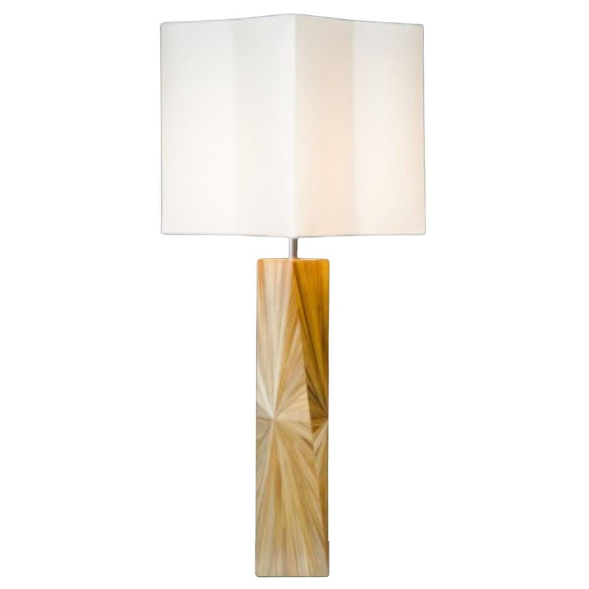 Franck Yellow Table Lamp by Pierre-Axel Coulibeuf For Sale