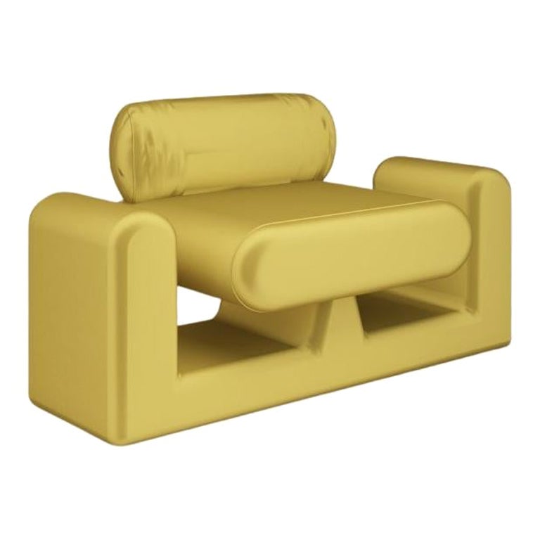 Großer goldener Stuhl von Rejo Studio