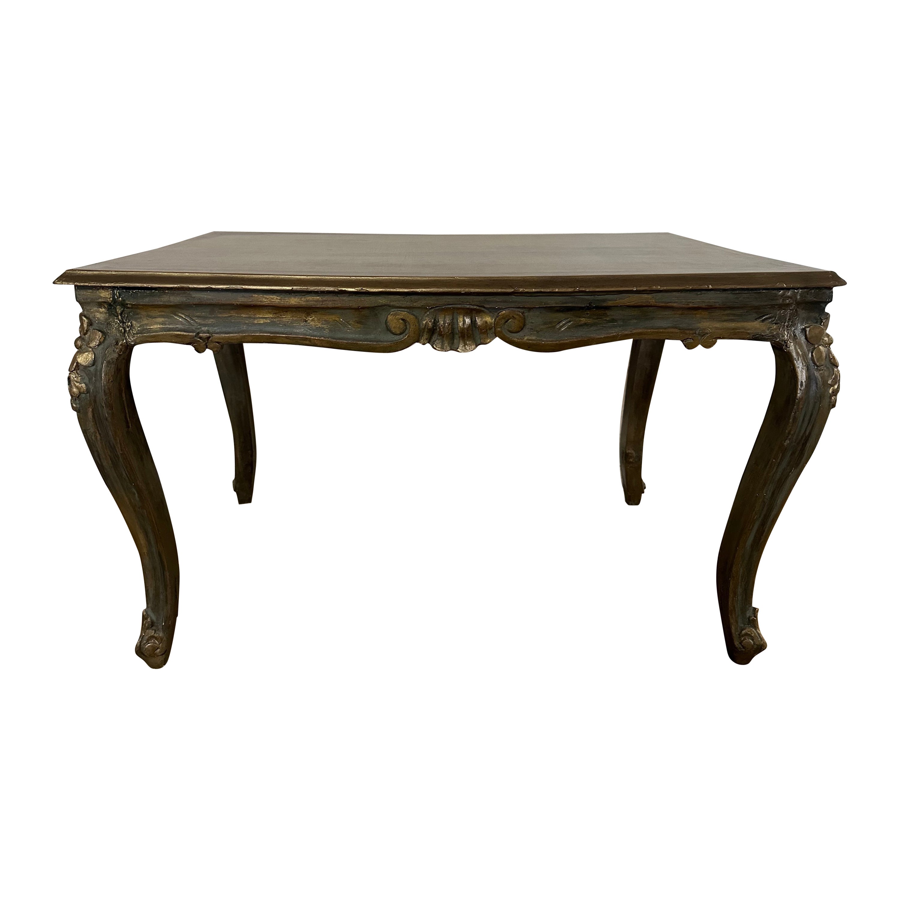 Louis XV Provincial Style Painted Coffee Table
