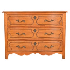 Vintage Baker Furniture French Provincial Louis XV Maple Chest of Drawers, circa 1940s