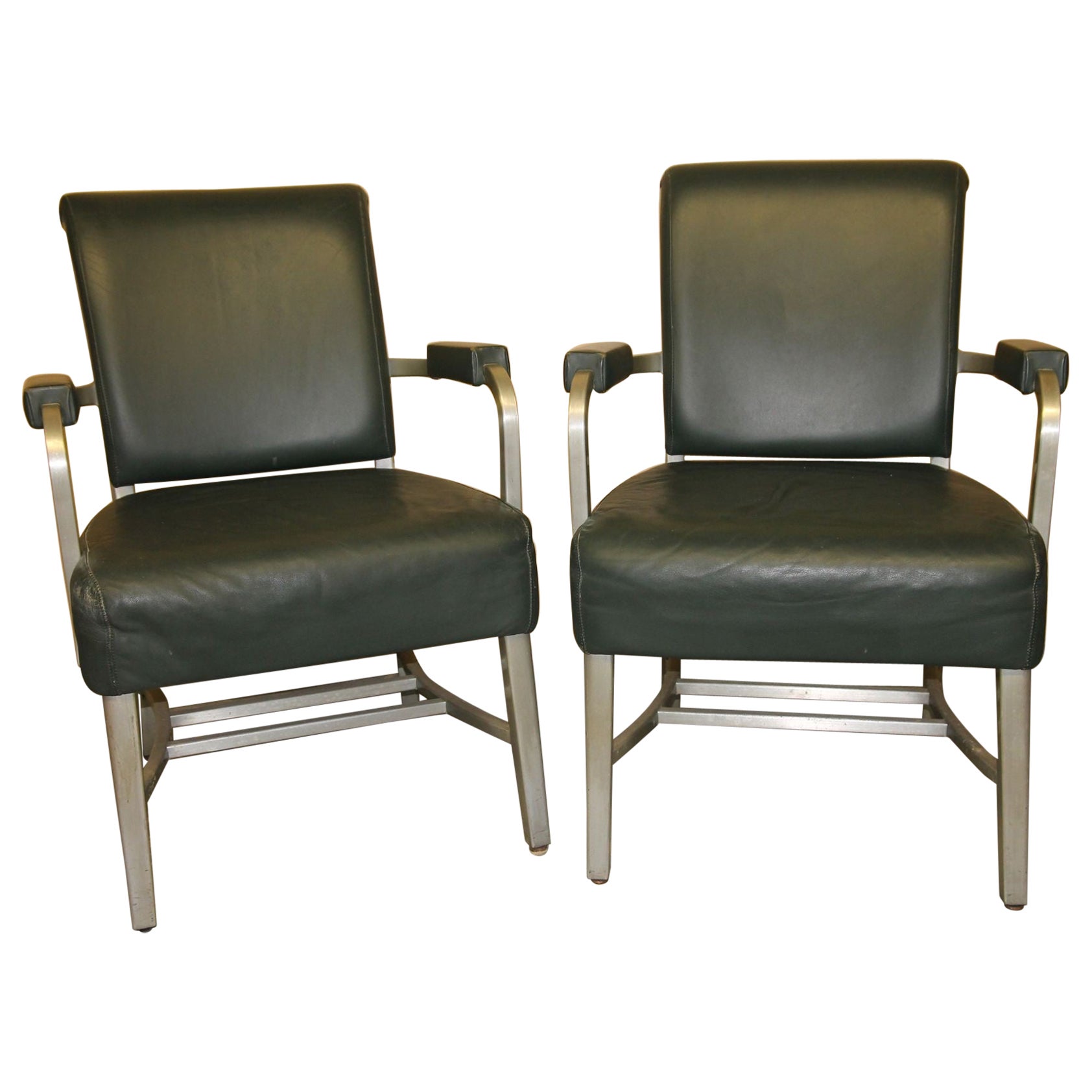 Leather Lounge Chairs by Goodform For Sale