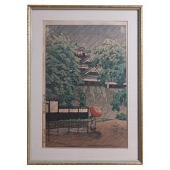 Impression sur bois japonaise de Kawase Hasui, publiée en 1948