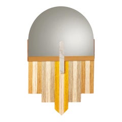 Souk Mirror Yellow, Estremoz White with Gris Mirror and Satin Brass