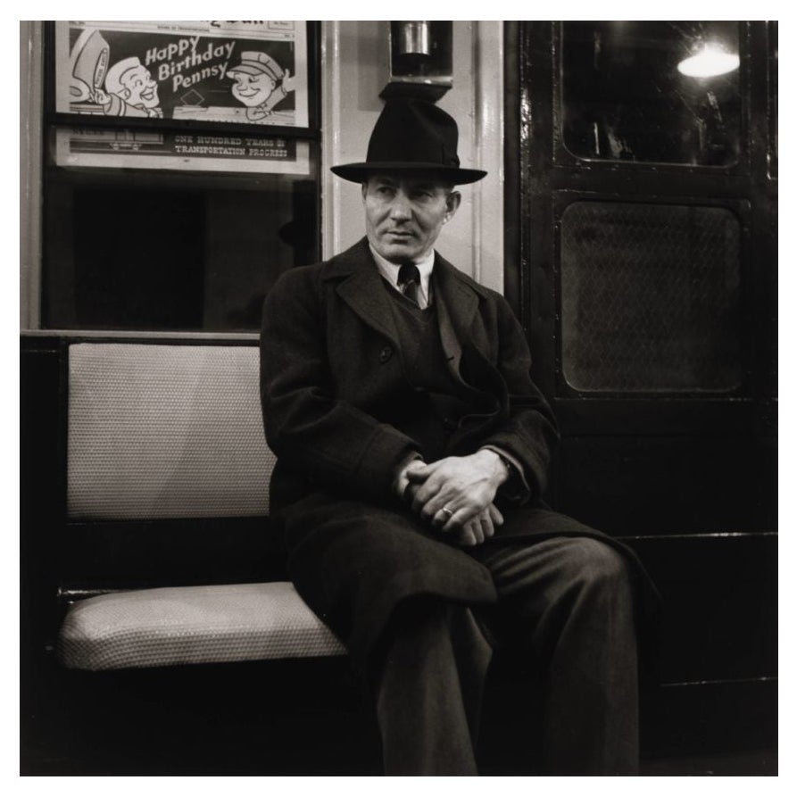 Louis Stettner Subway New York 1946 Imprimé vers 1990 en vente