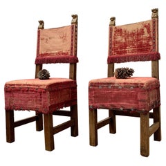 Pair of Seventeenth Century Italian Chairs