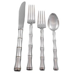 Mandarin by Towle Sterling Silver Flatware Set for 8 Service 38 Pcs Bamboo