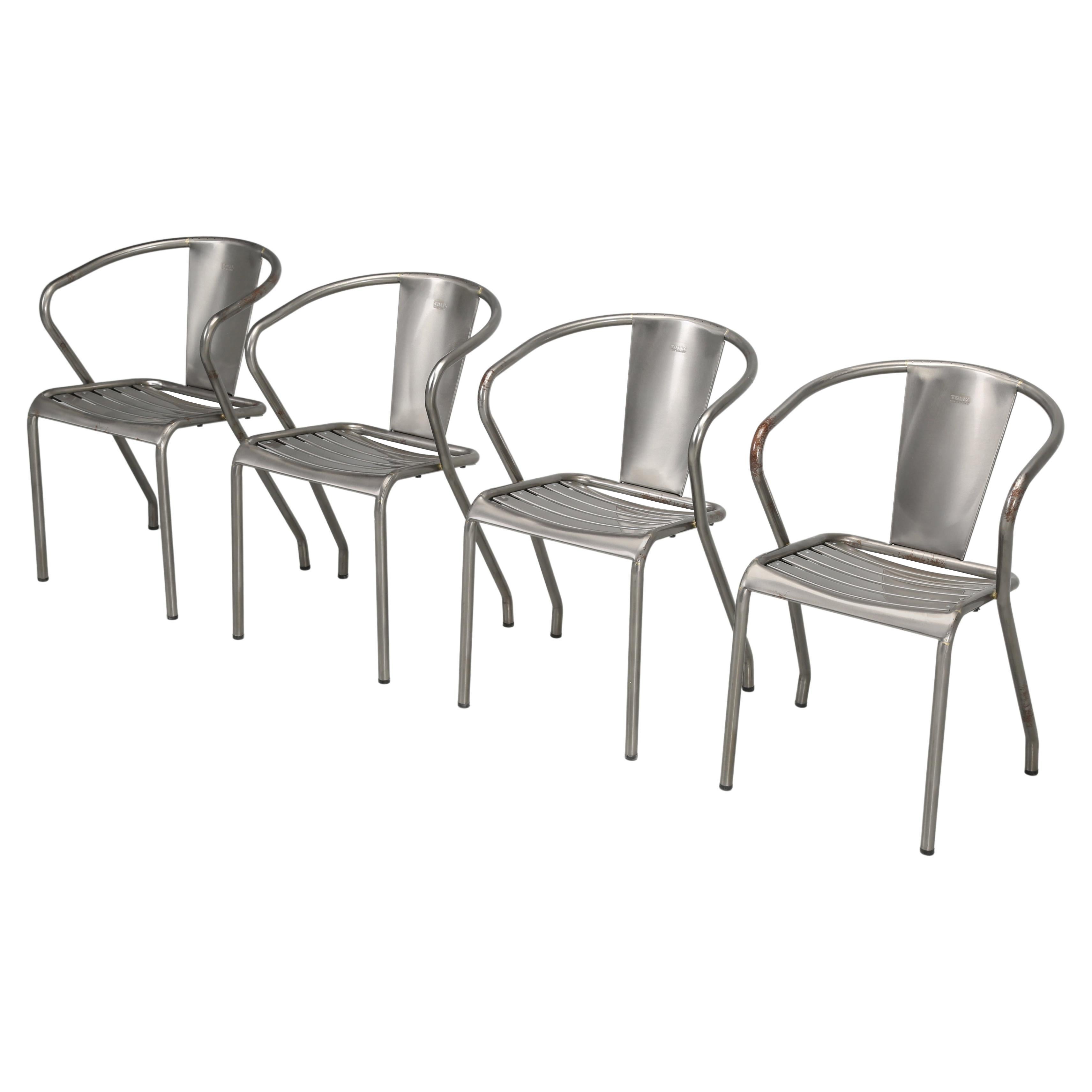 Tolix French Armchairs with Slatted Seats Showroom Samples Hundreds Available