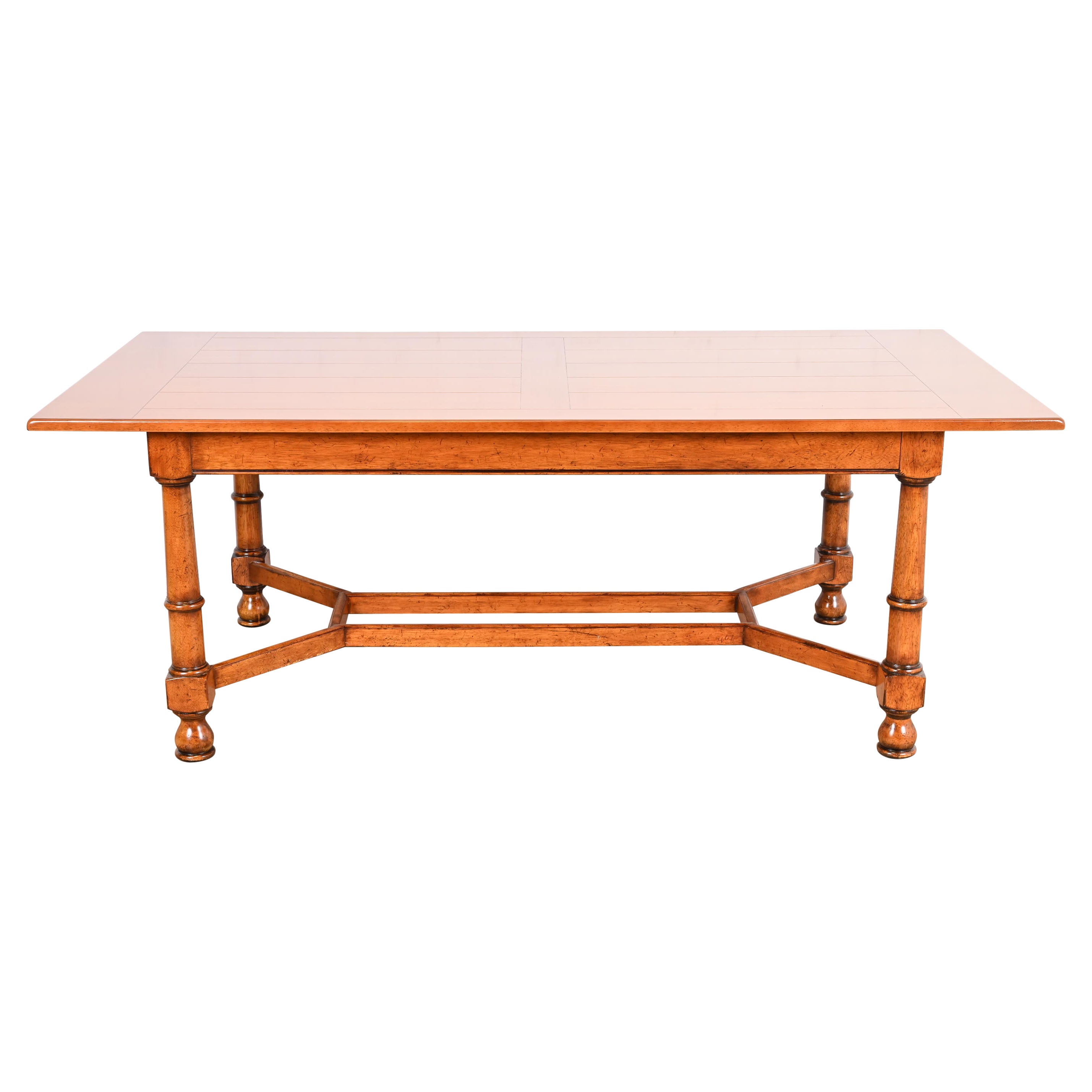 Baker Furniture French Country Maple Harvest Farm Dining Table