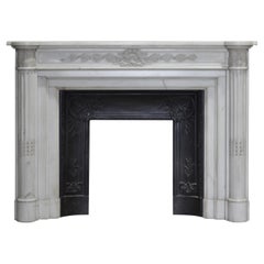 19th Century Louis XVI Style Marble Mantel