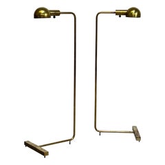 Pair of Brass Cedric Hartman Floor Lamps