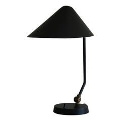 Danish Modern Adjustable Table Lamp in Metal, Made by Louis Poulsen, 1950s