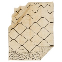 Tapis marocain de 10 x 14 pieds. 100 % laine naturelle. The Moderns Tapis "Tulu" noué à la main