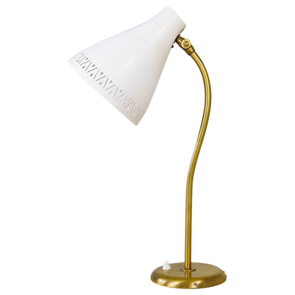 Midcentury Modern Seltene verstellbare Tischlampe Böhlmarks, 1940er Jahre, Schweden im Angebot