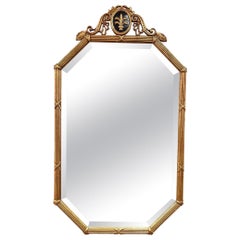Signed Midcentury Labarge Giltwood Wall Mirror