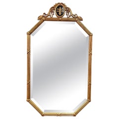 Vintage Signed Midcentury Labarge Giltwood Wall Mirror