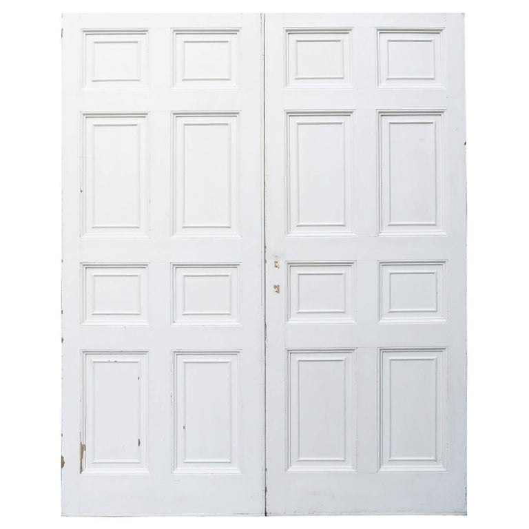 Set of Tall 8Panel Room Dividing Doors For Sale at 1stDibs