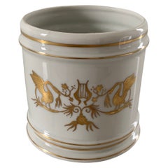 French Neoclassical Porcelain Cachepot by Limoges