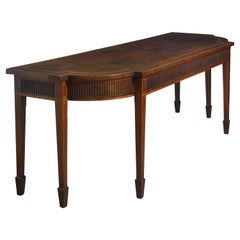 Pair of George III Mahogany Side Tables