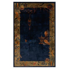 Chinesischer Art-Déco-Teppich aus den 1920er Jahren (  5' x 7'7" - 153 x 232 )