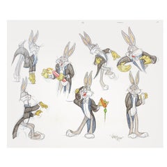 Ross, Virgil. Bugs Bunny, 'Seven Original Drawings, circa 1990s'