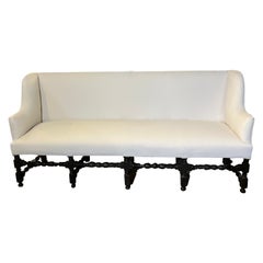 Mid-19th Century Louis XIII Style Settee