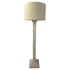 Two Sherrill Canet Collection Shagreen Floor Lamps