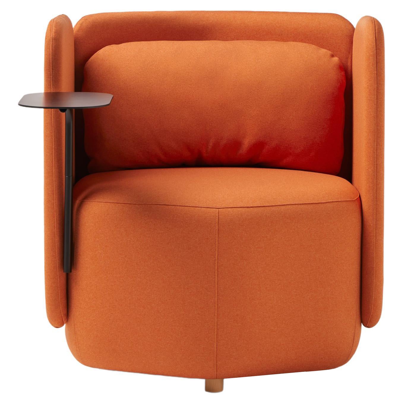 Hex Armchair Low Panels with Side Table by Pepe Albargues For Sale