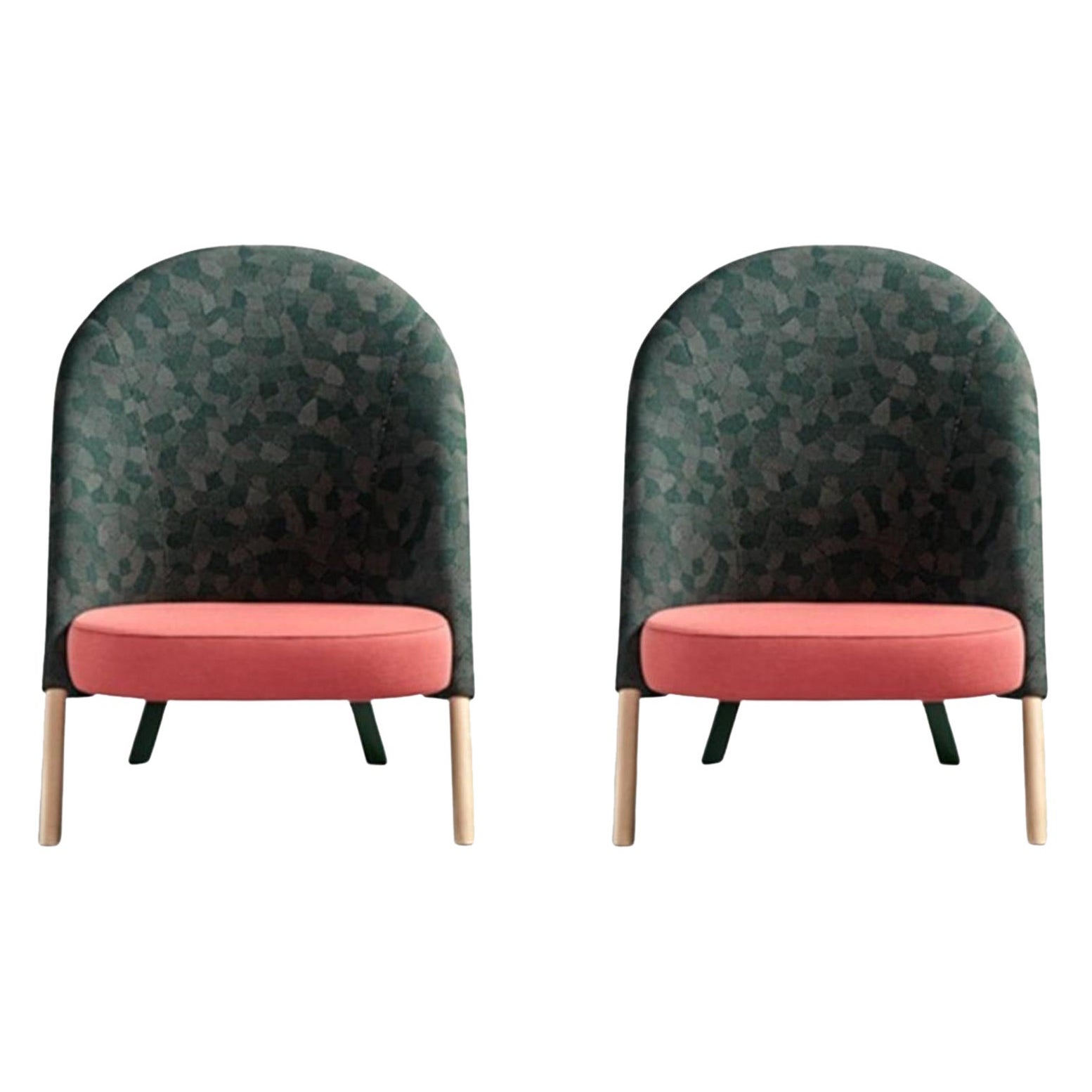 Set of 2 Okapi Armchair by Pepe Albargues For Sale