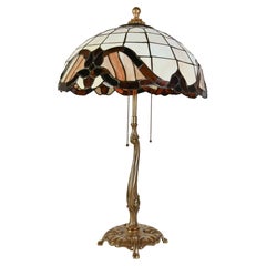 Tiffany Style Table Lamp, 1950s