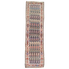 Antique Caucasian Karabagh Runner Rug, 19th Century
