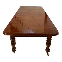 Superb Quality 10 Seater Antique Figured Mahogany Extending Dining Table