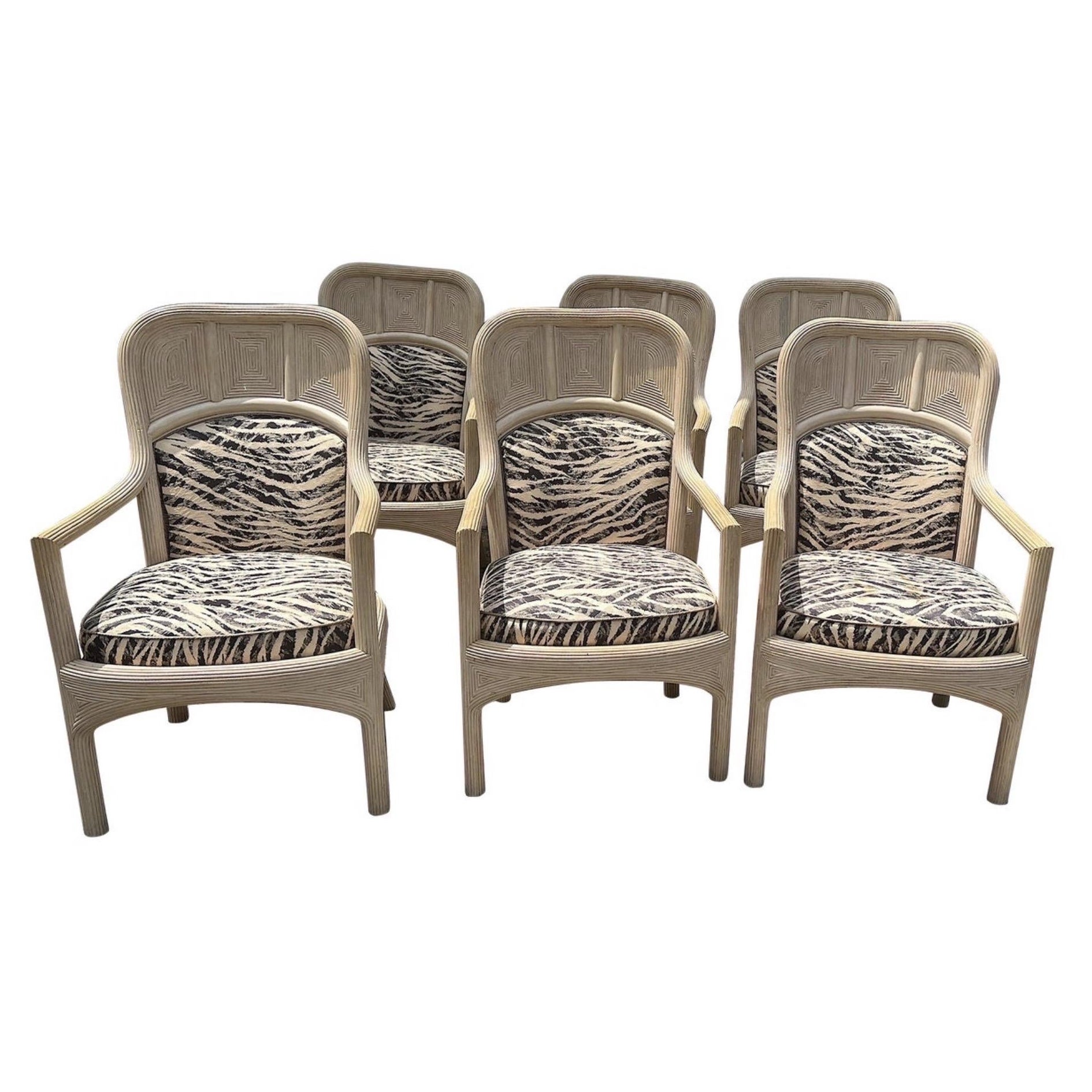 Vintage Hippopotamus Spectator Casino Billiards Oak Game Arm Chairs, Set of 4 For Sale at 