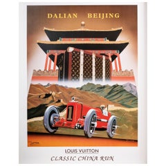 Razzia, Original Louis Vuitton Classic Poster, China Run, Beijing-Dalian, 1998