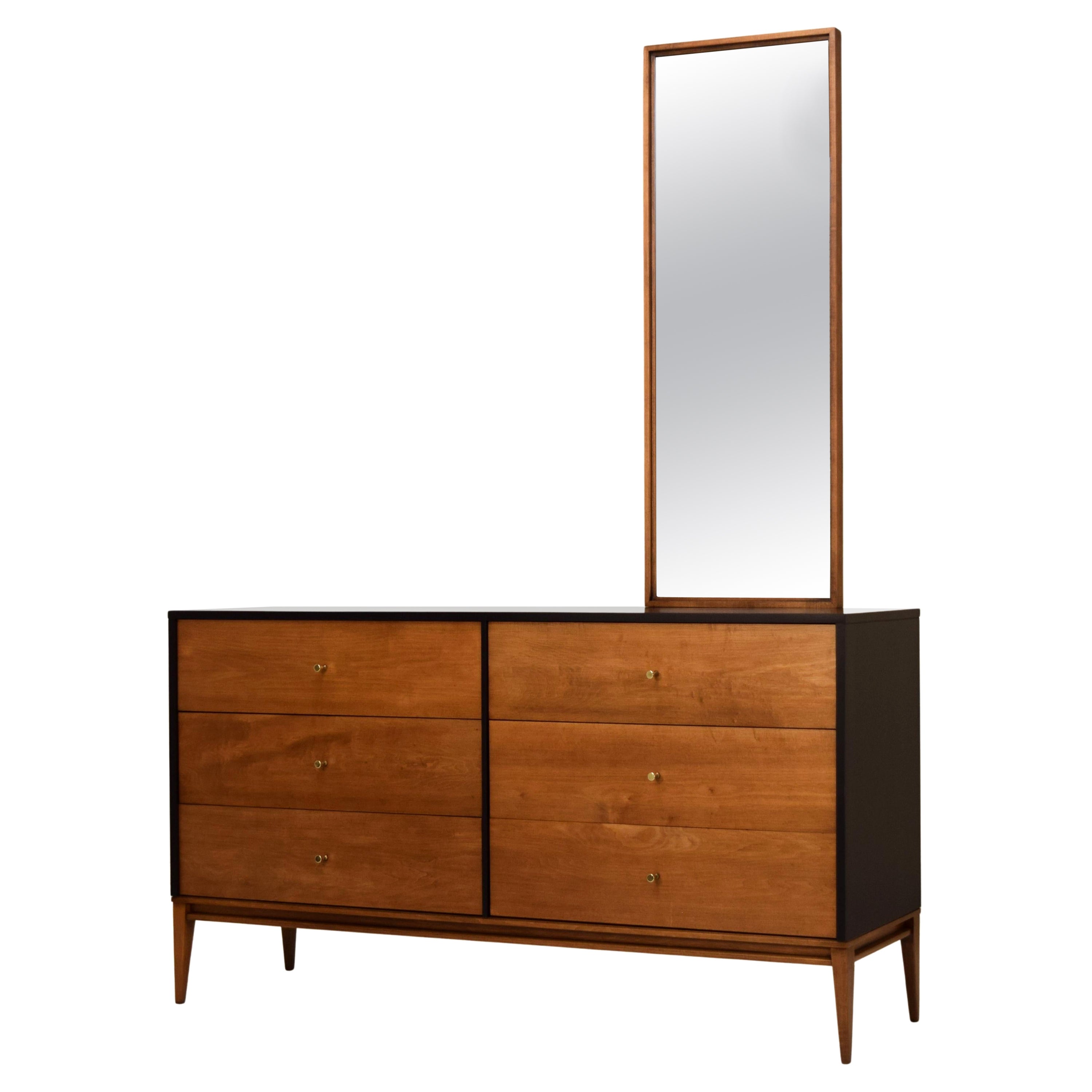 Dresser and Mirror by Paul McCobb for Planner Group For Sale