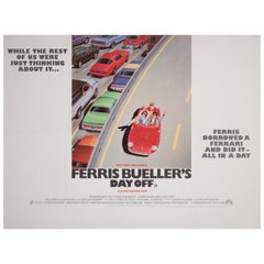 Ferris Bueller's Day Off 1986 UK Quad Film Movie Poster