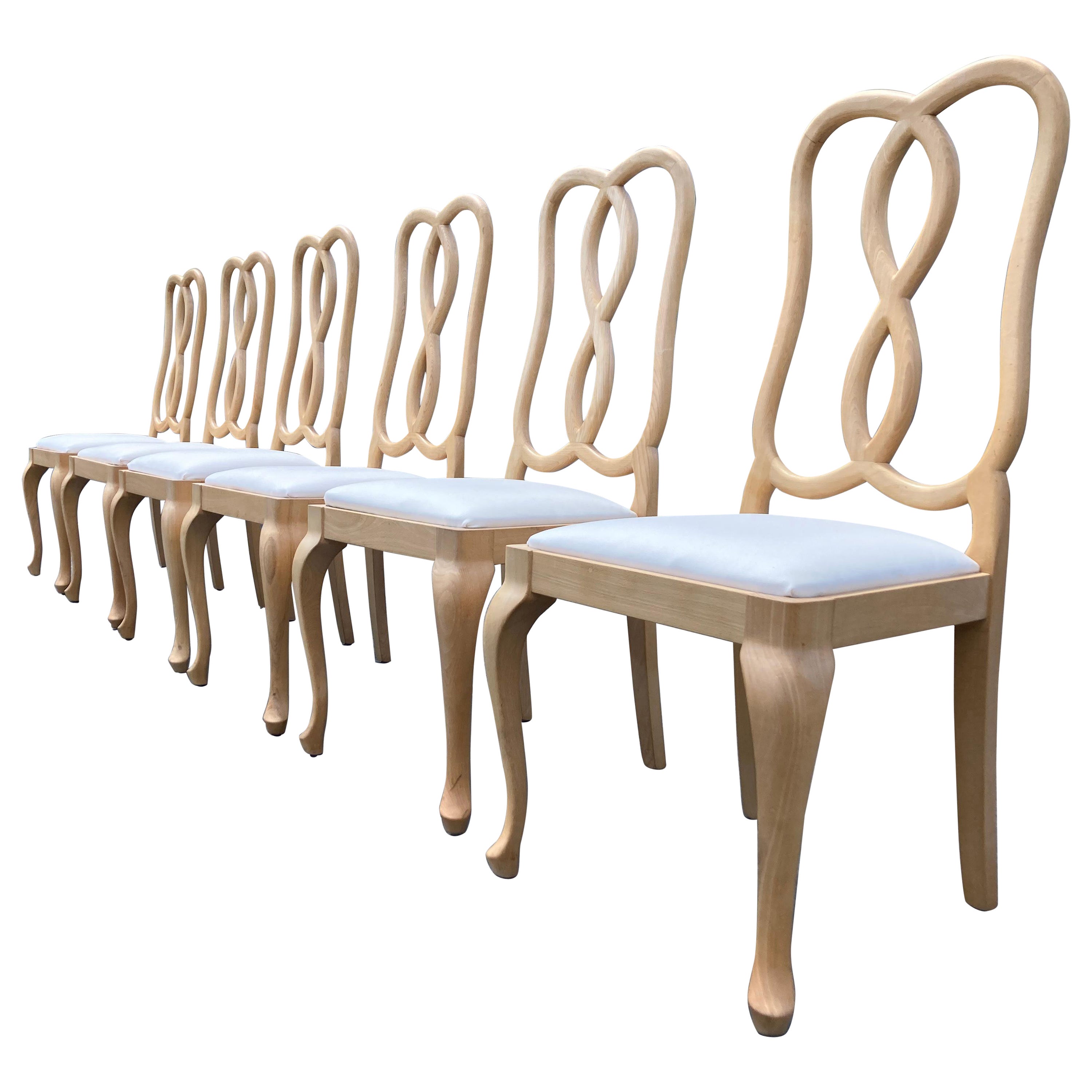 Set of Eight Italian Modern Dining Chairs by Lowenstein at 1stDibs