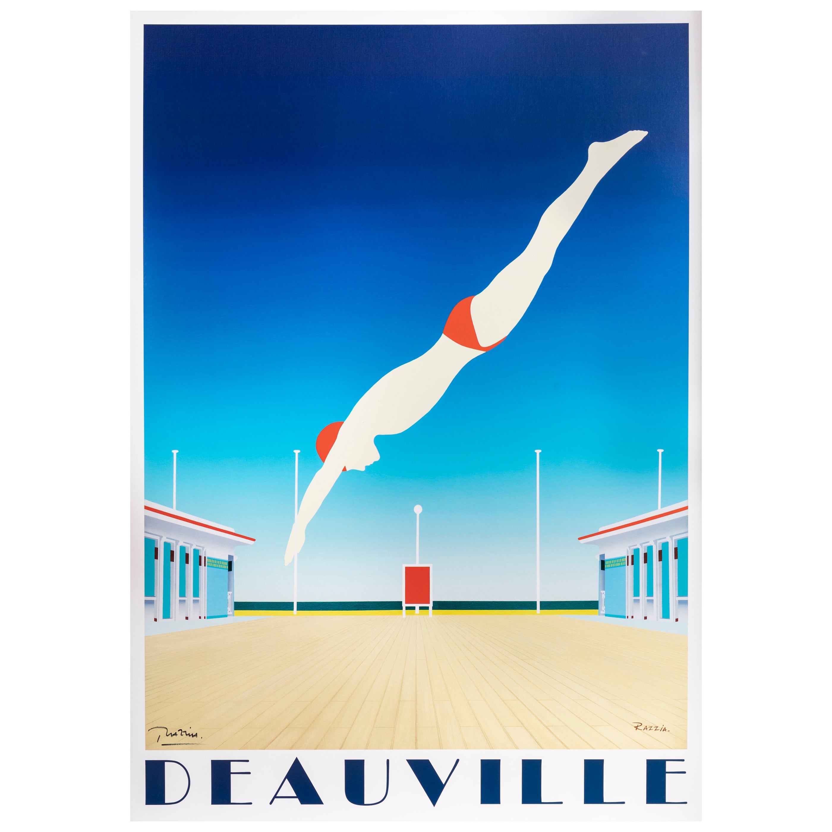 Razzia, Original Poster, Deauville, Normandy, Beach, Movies Festival, 1983