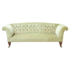 Victorian Country House Curved Back Sofa