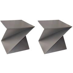 Pair of Origami Side Tables