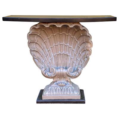 Shell-Form Console by Grosfeld House, USA, Circa 1950s For Sale at 1stDibs