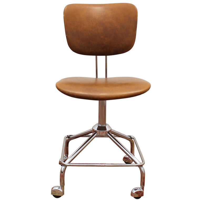 Vintage Office Swivel Desk Chair by Kovona, 1970s at 1stDibs