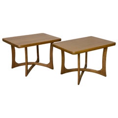 Vintage Mid-Century Modern Side Tables After Adrian Pearsall