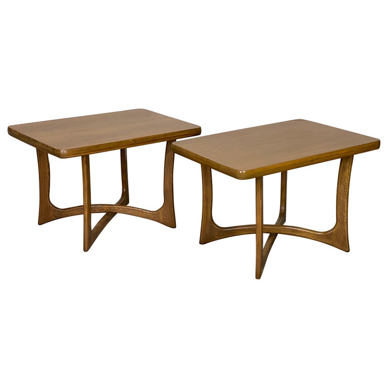 MidCentury Modern Side Tables After Adrian Pearsall For Sale at 1stDibs