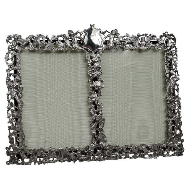 Fancy and Flamboyant Rhinestone Picture Frame For Sale at 1stDibs | rhinestone picture frames ...