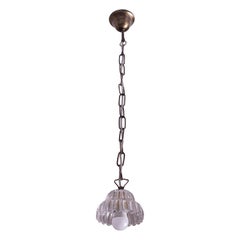 Vintage Small Barovier and Toso Pendant Light, 1950s