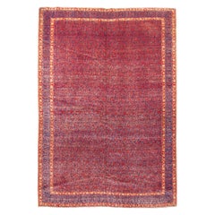 Room-Size Persian Kashan Rug, Late 19th Century
