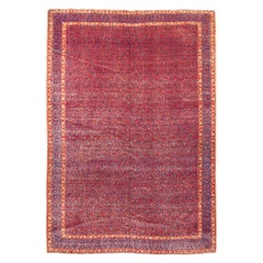 Ancien tapis persan Kashan, fin du 19e siècle